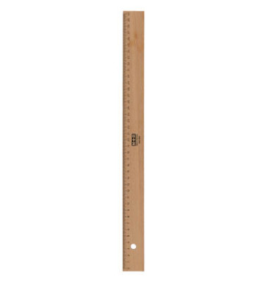 Holz-Lineal 719400000 braun 40cm mit Tuschekante