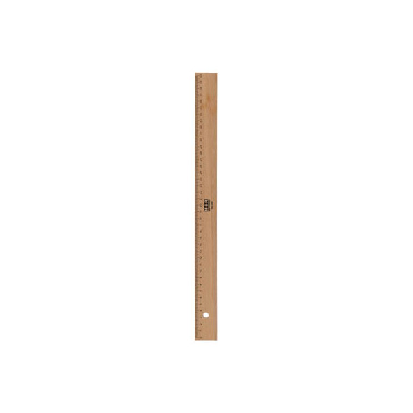 M+R Wooden Ruler 40 cm