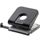 Locher Master 025-0306 schwarz bis 2,5mm 25 Blatt mit Anschlagschiene