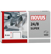 Heftklammern SUPER 24/8, 040-0038, Stahldraht verzinkt, Heftleistung 50 Blatt max.