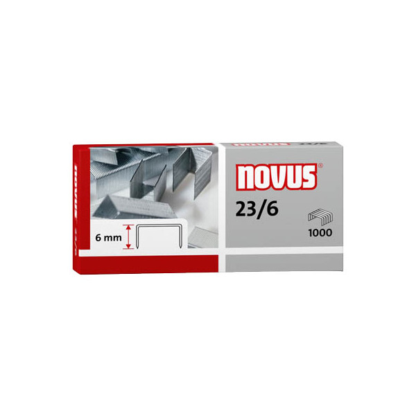 4009729003343 - Heftklammern Typ 23 6 042-0039 Stahldraht verzinkt 23 6 Heftleistung 30 Blatt max  4009729003343 1000 Stück