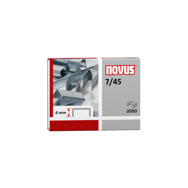 4009729007167 - Heftklammern Heftklammer 042-0501 Stahldraht verzinkt 7 45 Heftleistung 15 Blatt max  4009729007167 2000 Stück