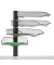 Briefablageset CopySwinger A4 / B4 anthrazit-transparent 4 Fächer