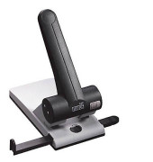 Registraturlocher B 265 025-0266, schwarz, bis 6,5mm 65 Blatt, mit Anschlagschiene