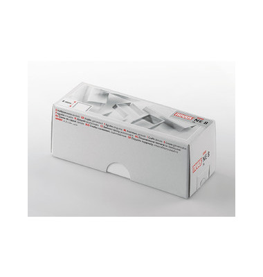 Heftklammern SUPER NE8, 042-0002, Stahldraht verzinkt, Heftleistung 40 Blatt max.