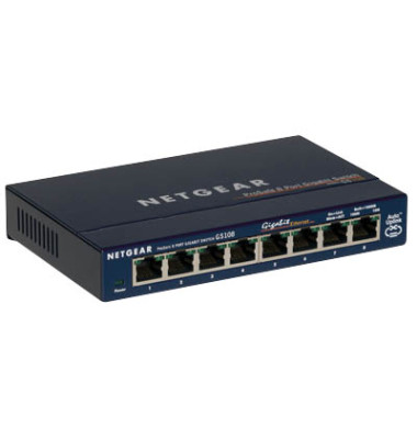 Gigabit Kupfer Switch GS108 8 Ports 10/100/1000 Mbit/s