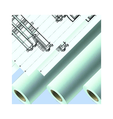 Plotterpapier Standard IJM021 97024845 A0+, 914mm x 91m, weiß, 90g