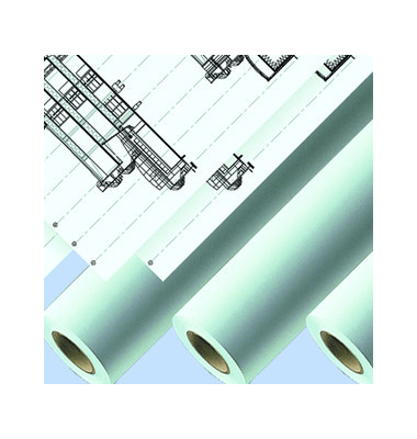 Plotterpapier Premium IJM119 97027845 914mmx91m, 914mm x 91m, weiß, 100g