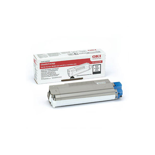 5031713031260 - - Tonerpatrone - 1 x Schwarz - 6000 Seiten - für C5600dn 5600n 5700dn 5700n (43324408)