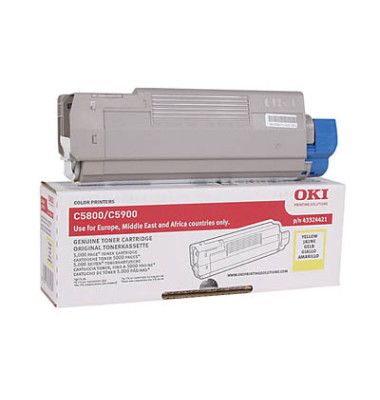 Toner 43324421 gelb 5000 Seiten Toner 43324421 gelb 5000 Seiten