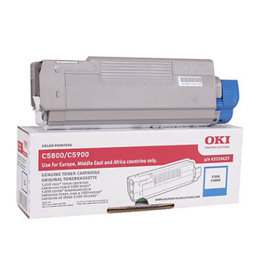 Toner 43324423 43324423, cyan, ca. 5000 Seiten