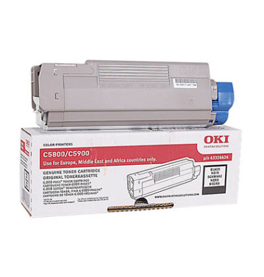 Toner 43324424, schwarz, ca. 6000 Seiten