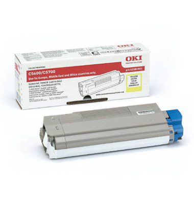 Toner 43381905 gelb 2000 Seiten