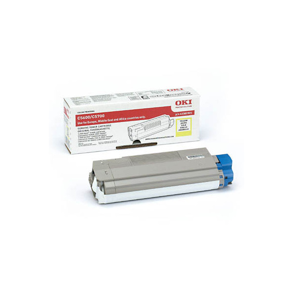 5031713031390 - 43381905 Tonerkassette Gelb 2000 Seiten Toner Original C5600 C5700