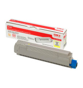 Toner 43487709 gelb