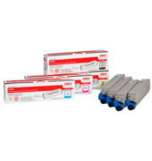Toner Rainbow Kit 43698501, Multipack, schwarz, cyan, magenta, gelb