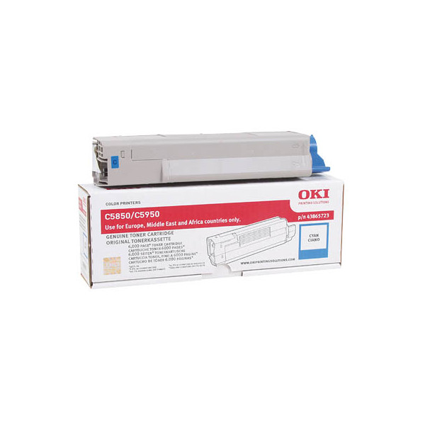5031713039877 - Toner 43865723 cyan für ca 6000 Seiten für C5850 C5950 (16108028) 5031713039877 - Toner 43865723 cyan für ca 6000 Seiten für C5850 C5950 (16108028)