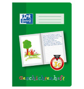 Geschichtenheft 100050093, Lineatur 3G / Schreiblern-Lineatur / keine, A4, 90g, gr&uuml;n, 16 Blatt / 32 Seiten