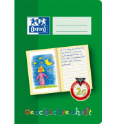 Schreiblernheft 100050104, Lineatur 2G / Schreiblern-Lineatur / keine, A5, 90g, gr&uuml;n, 16 Blatt / 32 Seiten