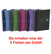 Collegeblock 100101300, Office Urban Spiralbuch, farbig sortiert, A5, liniert, 90g, 90 Blatt / 180 Seiten