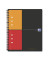 Collegeblock 100102880 Activebook, kariert / kariert Rand beidseitig, A5+, 80g, schwarz, 80 Blatt