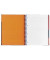 Collegeblock 100100739 Filingbook, kariert / kariert Rand beidseitig, A4+, 80g, schwarz, 100 Blatt