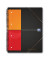 Collegeblock 100100362 Meetingbook, kariert / kariert Rand beidseitig, A4+, 80g, schwarz, 80 Blatt