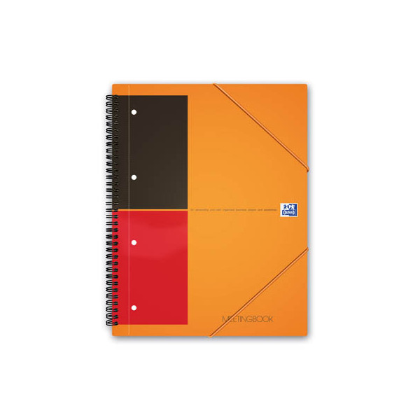 3020120017020 - Collegeblock 100104296 Meetingbook liniert   liniert Rand beidseitig  A4+ 80g orange 80 Blatt 3020120017020 Oxford