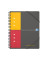 Collegeblock 100102104 Meetingbook, kariert / kariert Rand beidseitig, A5+, 80g, schwarz, 80 Blatt