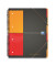 Collegeblock 100102777 Organiserbook, kariert / kariert Rand beidseitig, A4+, 80g, schwarz, 90 Blatt