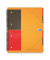 Collegeblock 100100462 Meetingbook, liniert / liniert Rand beidseitig , A4+, 80g, orange, 90 Blatt