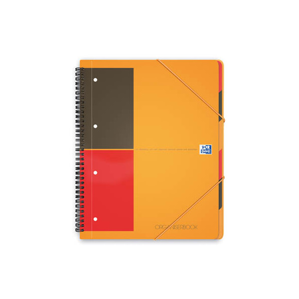3020120018027 - Collegeblock 100100462 Meetingbook liniert   liniert Rand beidseitig  A4+ 80g orange 90 Blatt 3020120018027 Oxford
