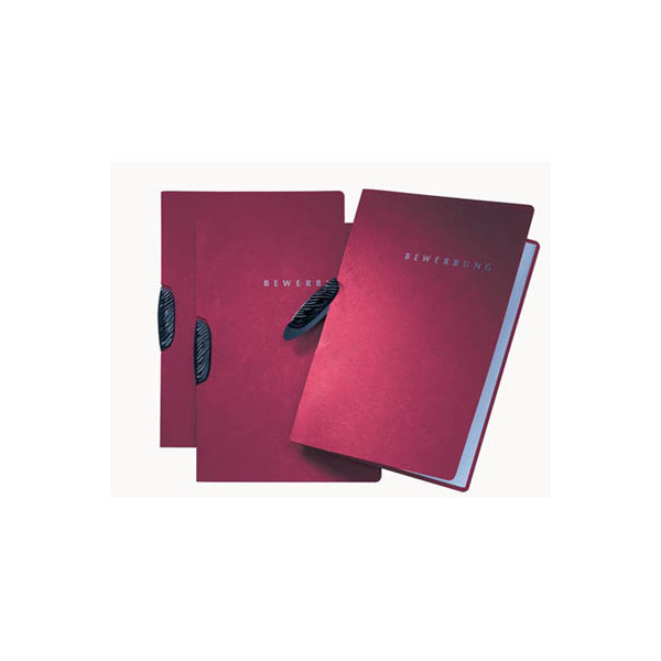 4013951002562 - Bewerbungsmappe 22004 Basic Swing mit Clip A4 bis 15 Blatt rot 4013951002562 Pagna