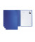 Bewerbungsmappe 22006 Solo mit Klemme A4 bis 30 Blatt blau
