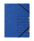 Ordnungsmappe Easy 24061-02, 1-7, blau, Din A4, 7 F&auml;cher