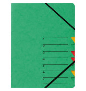 Ordnungsmappe Easy 24061-03, 1-7, gr&uuml;n, Din A4, 7 F&auml;cher