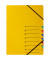Ordnungsmappe Easy 24061-05, 1-7, gelb, A4, 7 F&auml;cher
