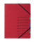Ordnungsmappe Easy 24061-01, 1-7, rot, A4, 7 F&auml;cher