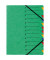 Ordnungsmappe Easy 24131-03, 1-12, gr&uuml;n, A4, 12 F&auml;cher