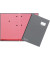 Unterschriftenmappe DE LUXE 24202-06, A4 20 F&auml;cher Graupappe grau + rosa