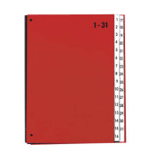 Pultordner 24329 A4 1-31 rot 32-teilig