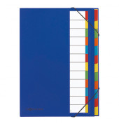 Ordnungsmappe Deskorganizer blau 238x330x15mm 12-tlg.