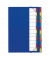 Ordnungsmappe Deskorganizer blau 238x330x15mm 12-tlg.
