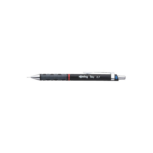 3501170770511 - Druckbleistift Tikky S0770510 Härte HB 07mm schwarz mit Radiergummi 3501170770511 Rotring