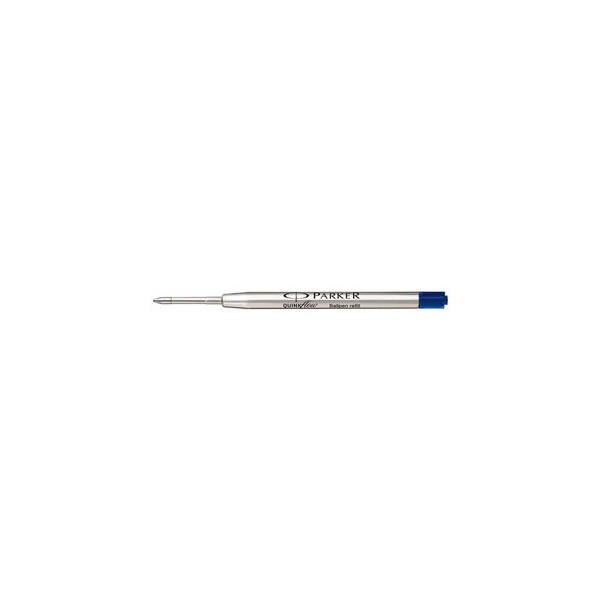 Parker Kugelschreibermine | mittlere Schreibspitze | blaue QUINKflow Tinte | 1 Ersatzmine für Kugelschreiber