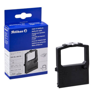 Farbband 505081 schwarz Nylon 8mm x 180m Farbband 505081 schwarz Nylon 8mm x 180m