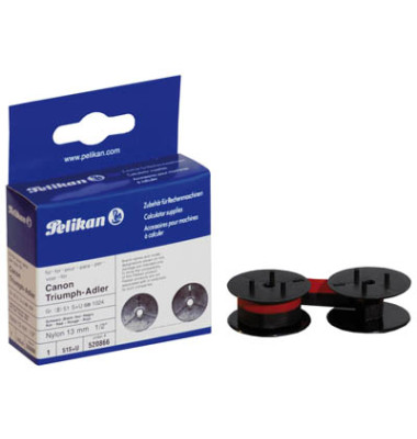 Farbband 520866 schwarz/rot Gruppe 51 S+U Nylon 13mm x 6m