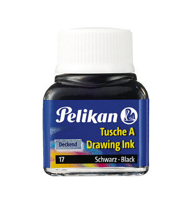 Zeichentusche A 523 schwarz 10ml Glas Zeichentusche A 523 schwarz 10ml Glas