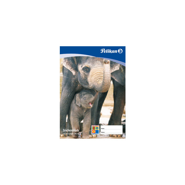 4012700224828 - Zeichenblock A4 weiß blanko 4012700224828 224824 20 Bl