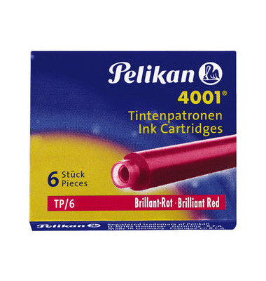 Tintenpatronen 4001 brilliantrot 6 Stück Tintenpatronen 4001 brilliantrot 6 Stück